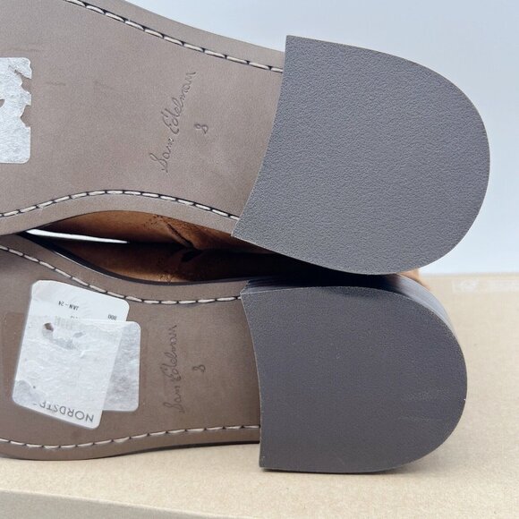 Sam Edelman Nolynn Women's Ankle Boots Booties Saddle Brown Suede Side Zip US 8 - Picture 11 of 13